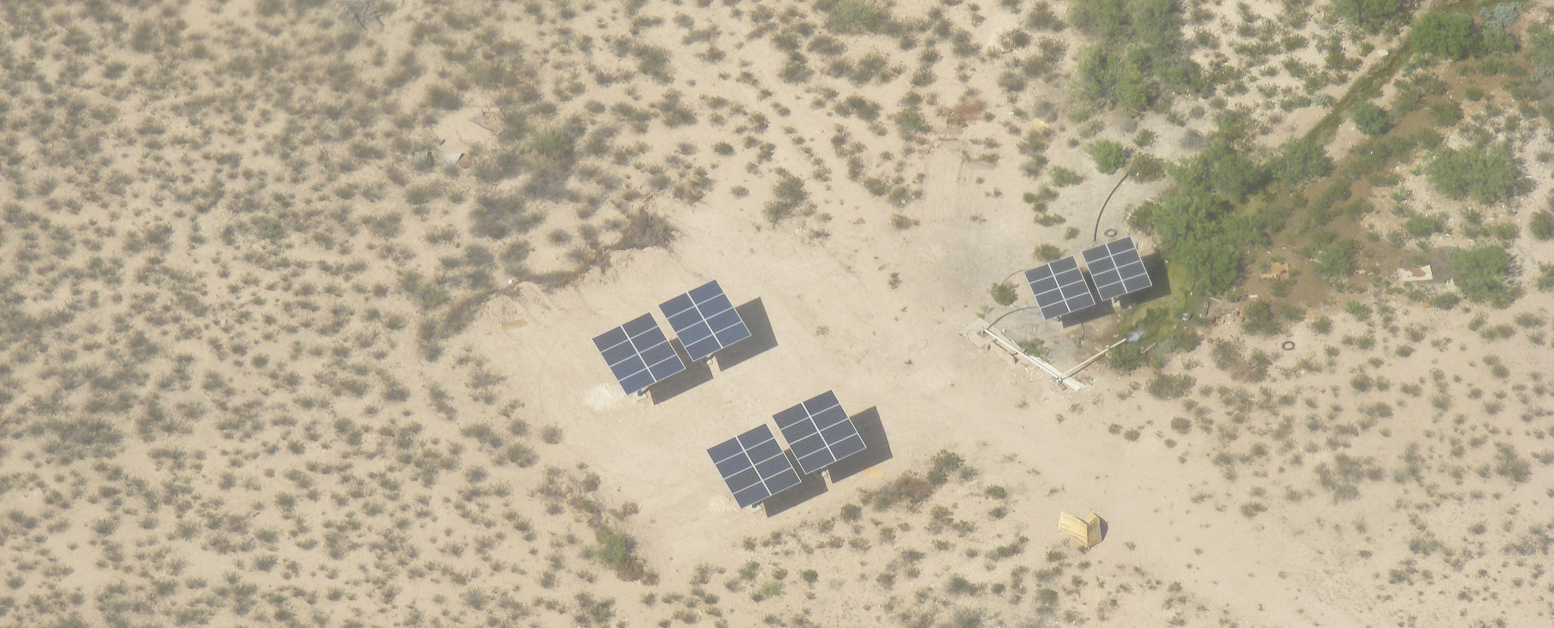 Spring Branch Water Well - SunRotor XR (Aerial - 2 XR Systems)