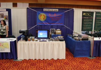 SunRotor Trade Show Booth