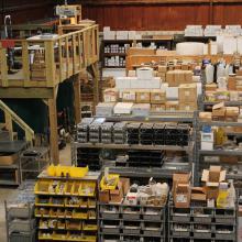 Solar Power & Pump Company - Birds-eye view of inventory